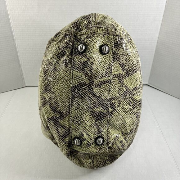 Judith Ripka Handbag w/Python Snake Embossed Finish. 100% Genuine Leather - Picture 5 of 16